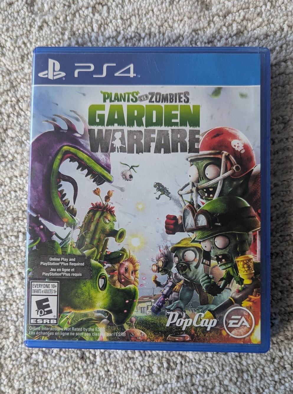 EA PopCap PS4 Plants vs. Zombies: Garden Warfare - Green Game Case